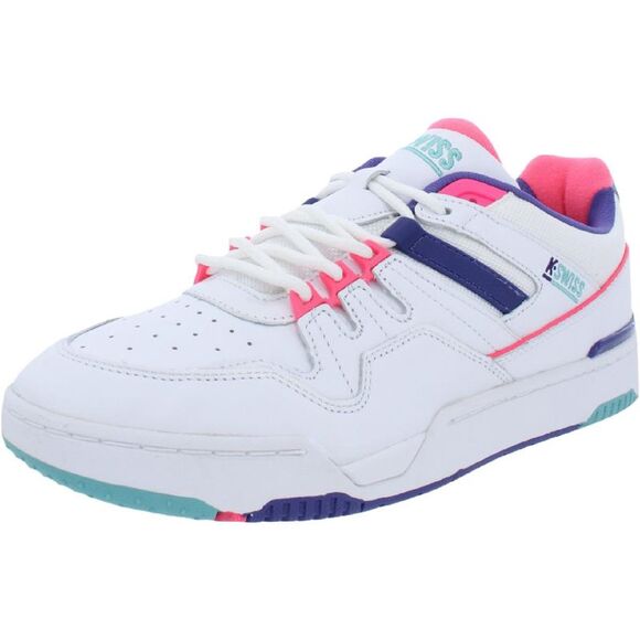 K-Swiss Other - K-Swiss Mens Match Rival White Leather Casual and Fashion Sneakers Shoes New